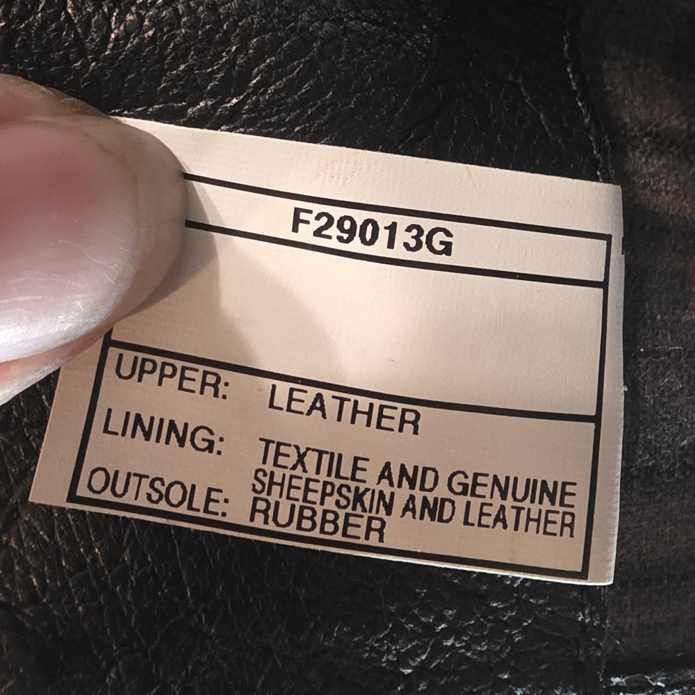 UGG Lou Moto Style Leather/Suede Boots- 7 - Picture 15 of 16